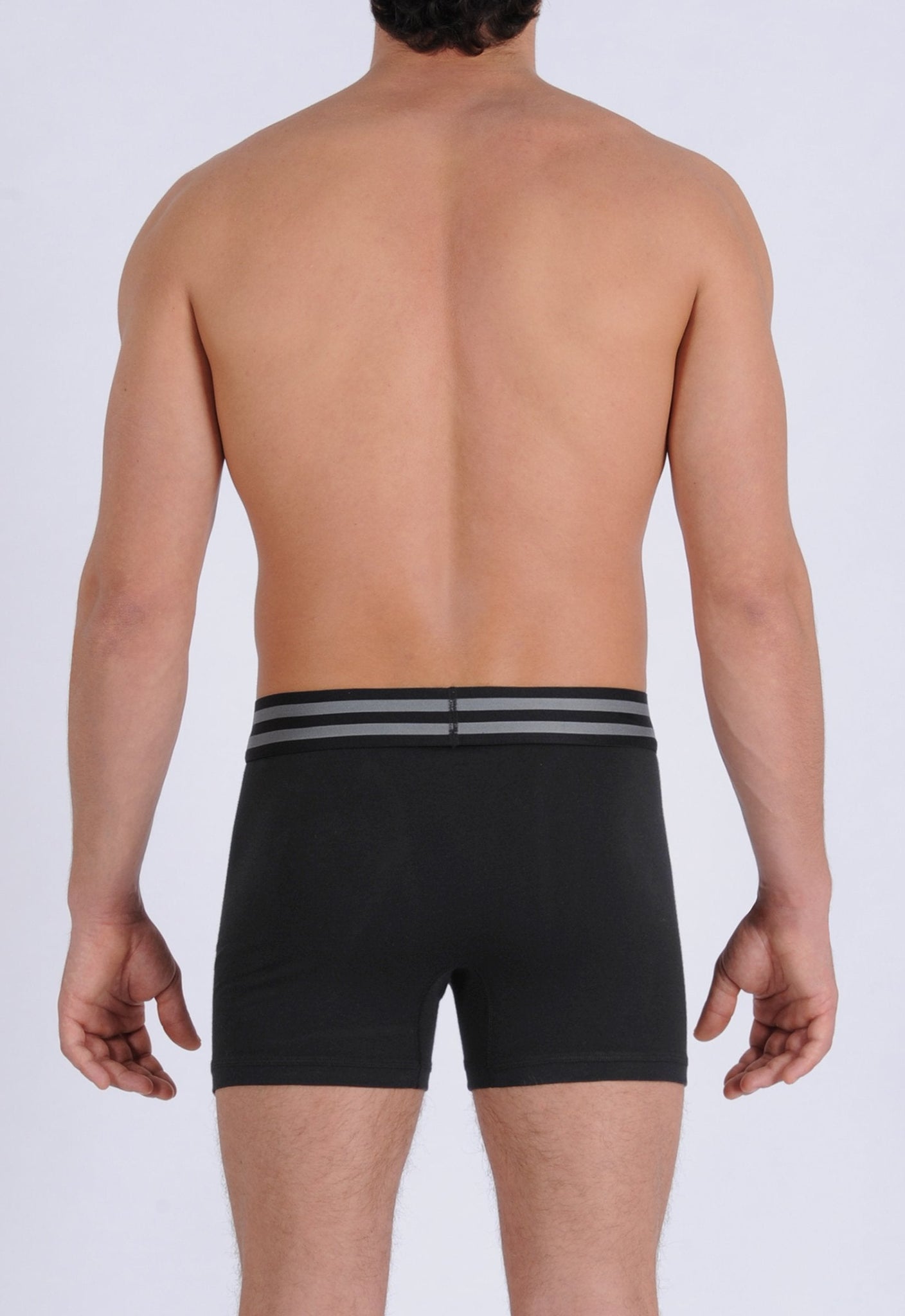 Ginch Gonch Signature Series - Boxer Brief - Black Men's underwear boxer brief trunk printed waistband back